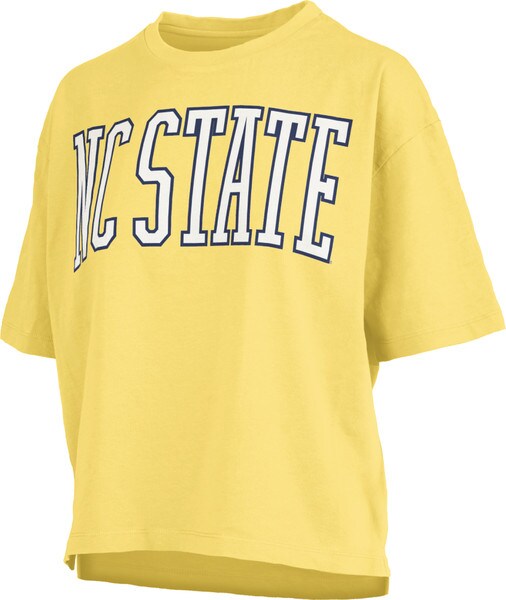 Ladies Short Sleeve Cropped Tee - B
